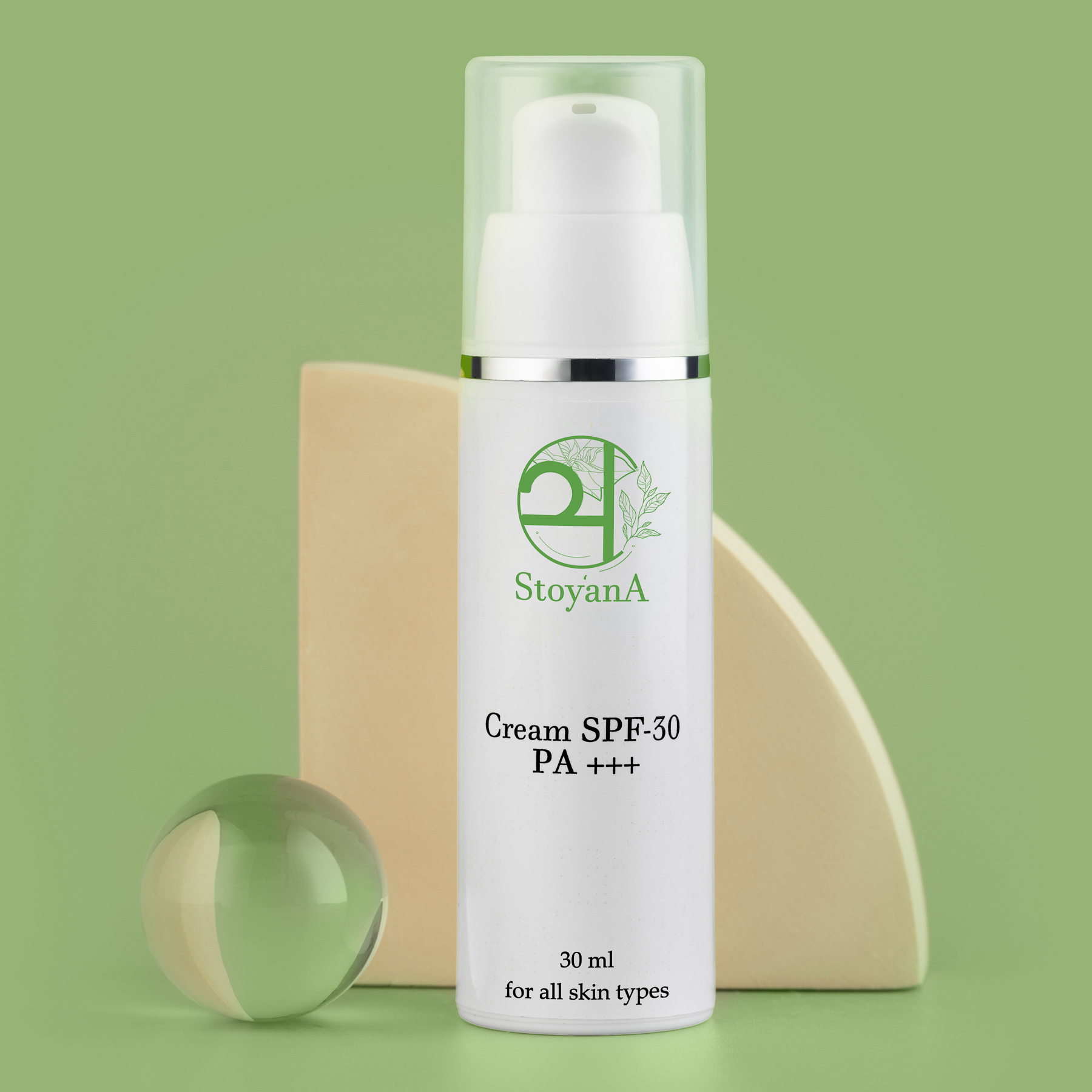 Сонцезахисний крем з SPF 30+