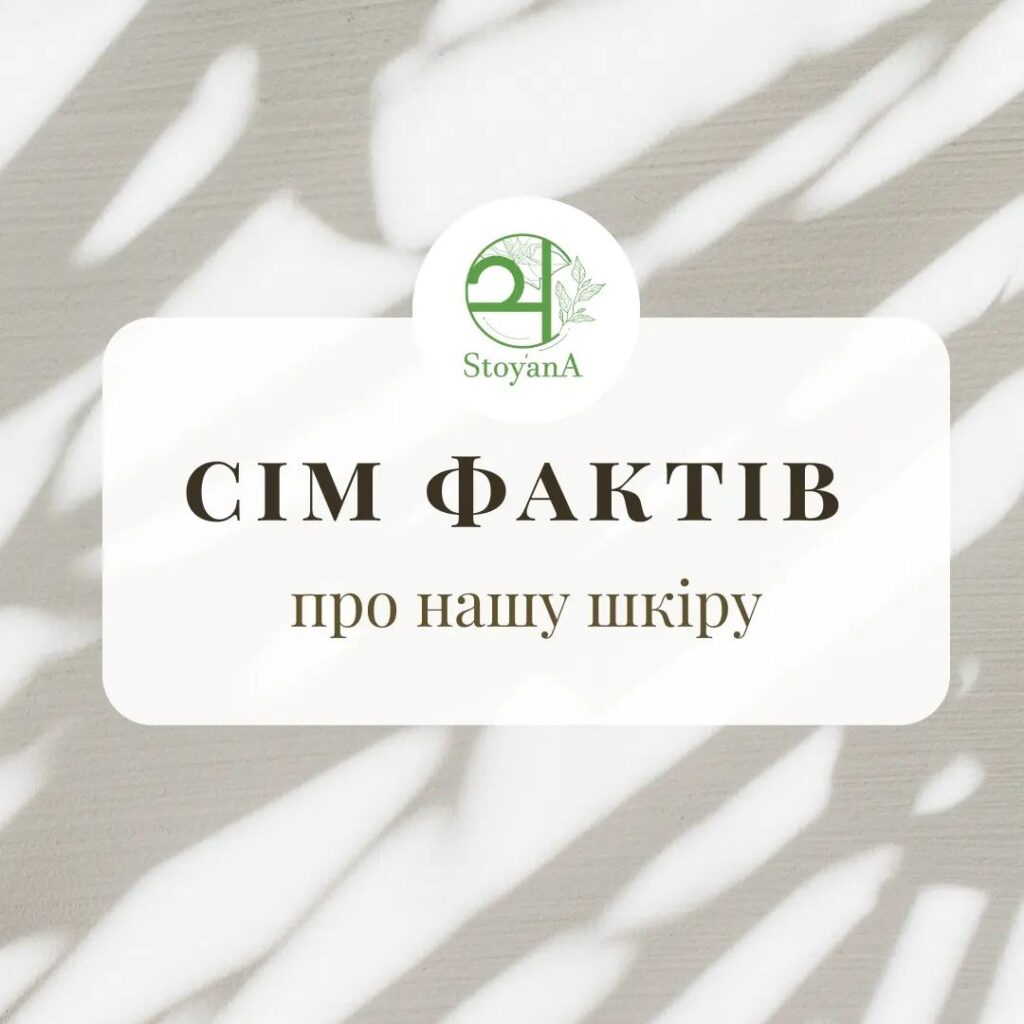 Сім фактів про нашу шкіру
